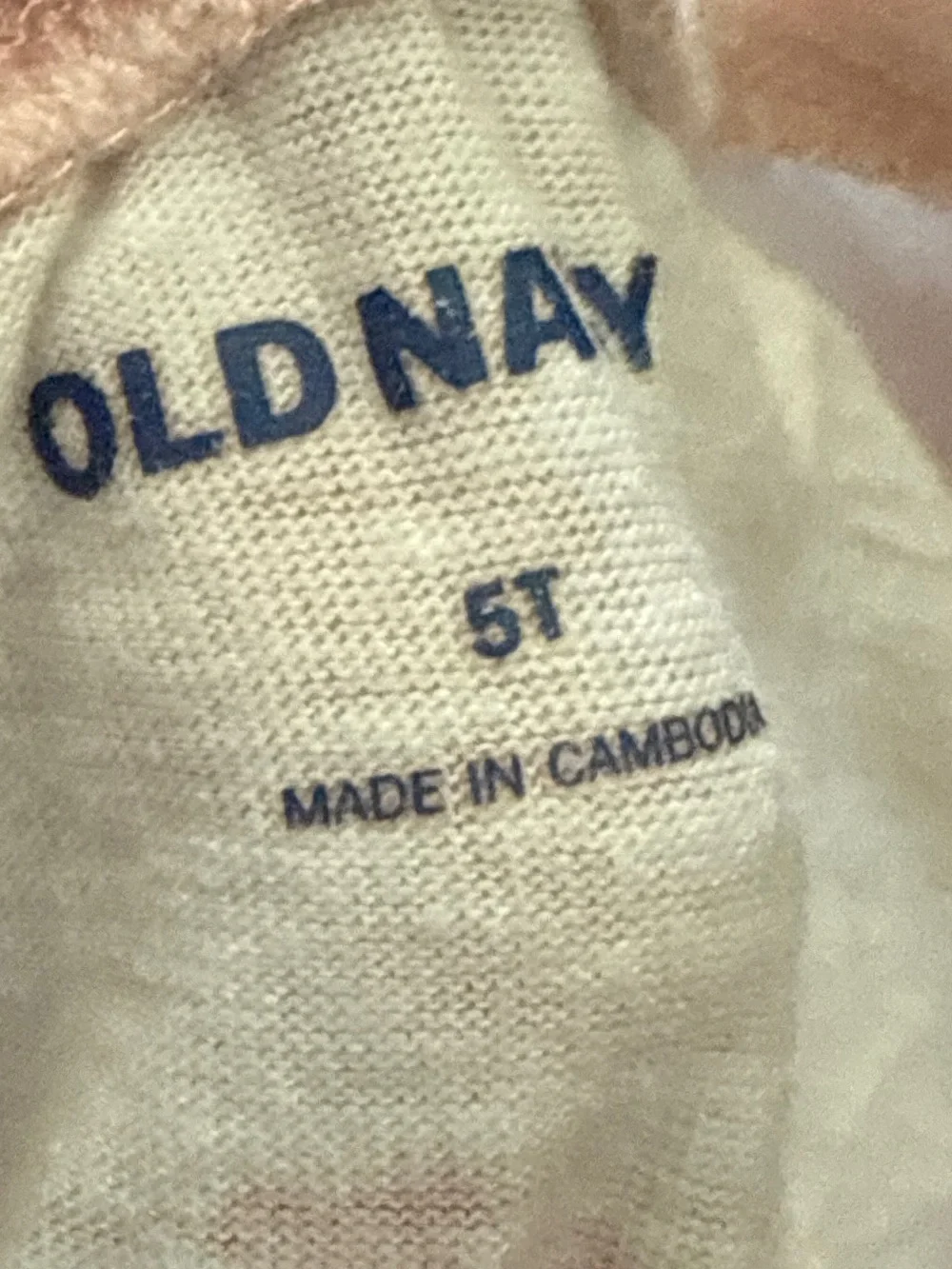 Old Navy Pink Bunny Print Girls Dress